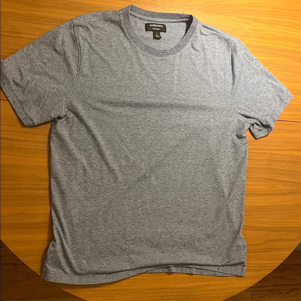 Nordstrom Light Blue Short Sleeve Tee